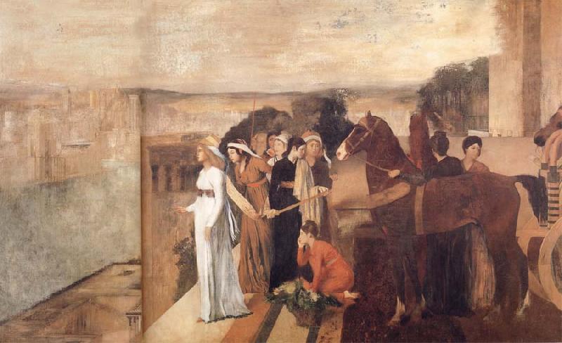 Edgar Degas Semiramis Building Babylon China oil painting art